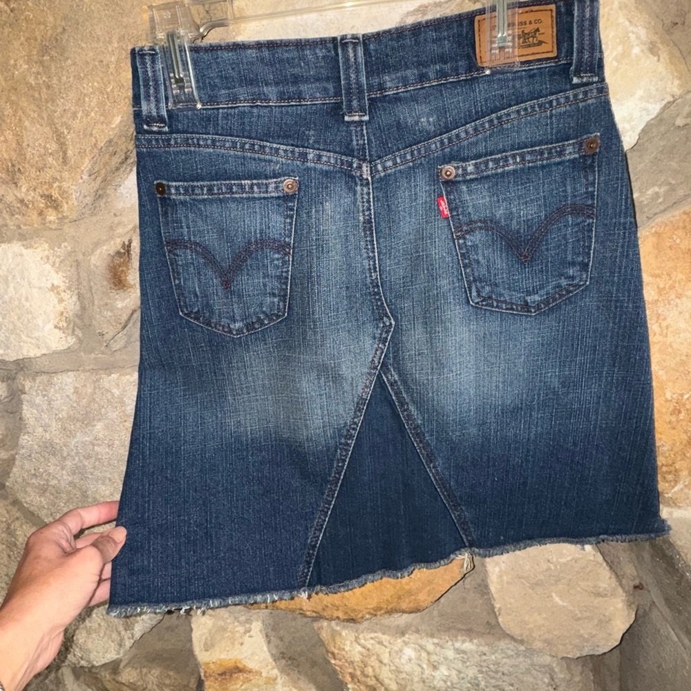 Levi's Blue Vintage A-line Skirt